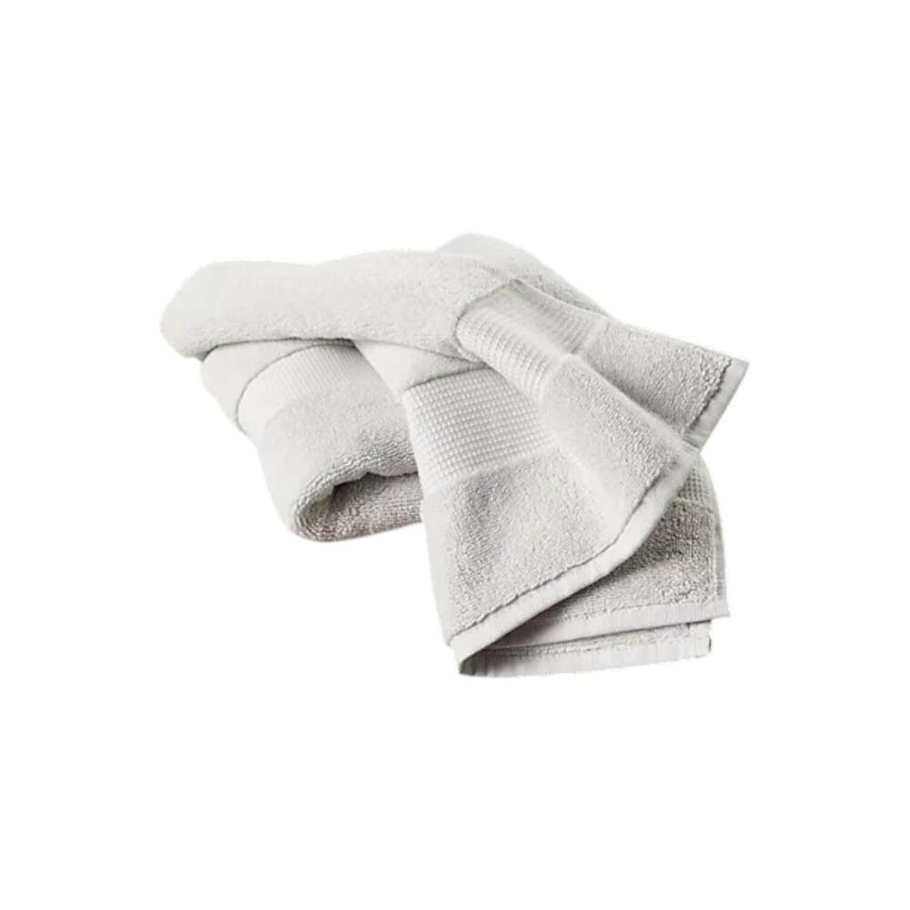 Northern Nights Signature Turkish Cotton 2pc Hand Towels Silver